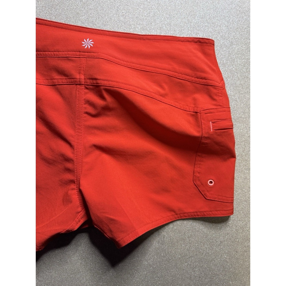 Athleta Women's Board Shorts Size 4 Saffron Red Activewear - Picture 4 of 6